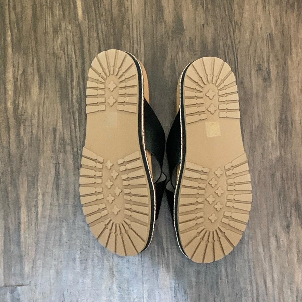 Madewell Dayna lugsole slide sandal in leather - Picture 3 of 15